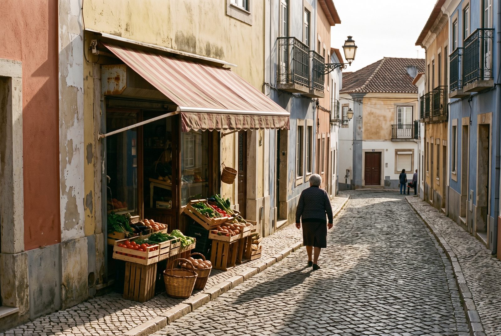 Rua de uma vila portuguesa
